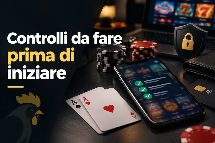 Controlli da fare prima di iniziare
