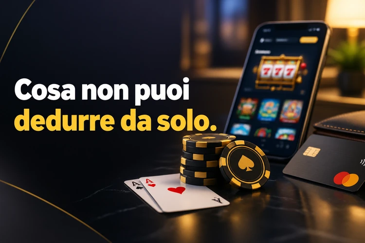 Cosa non puoi dedurre da solo