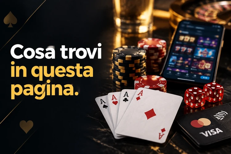 Cosa trovi in questa pagina