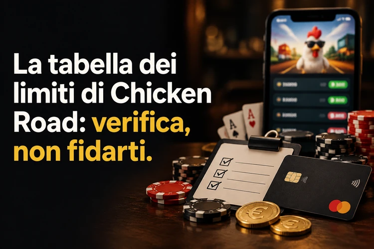 La tabella dei limiti di Chicken Road: verifica, non fidarti