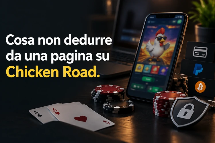 Cosa non dedurre da una pagina su Chicken Road