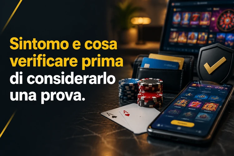 Sintomo e cosa verificare prima di considerarlo una prova