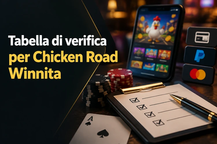 Tabella di verifica per Chicken Road Winnita